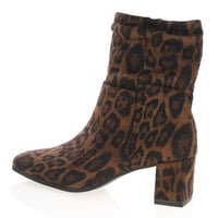 Caprice - 25304 Block Heeled Ankle Boots, Leopard 2