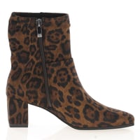 Caprice - 25304 Block Heeled Ankle Boots, Leopard 3