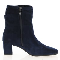 Caprice - 25304 Block Heeled Slouch Boots, Navy 3