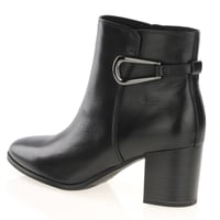 Caprice - 25314 Block Heeled Ankle Boots - Black 2