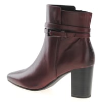 Caprice - 25317 Block Heeled Ankle Boots, Bordeaux 2