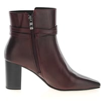 Caprice - 25317 Block Heeled Ankle Boots, Bordeaux 3