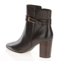 Caprice - 25317 Block Heeled Ankle Boots, Dark Brown 2