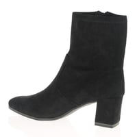 Caprice - 25354 Vegan Block Heeled Sock Boots - Black 3