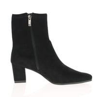 Caprice - 25354 Vegan Block Heeled Sock Boots - Black 2