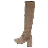Caprice - 25547 Block Heel Sock Boots, Cafe 3