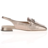 Caprice - 29400 Sling Back Loafers, Metallic Taupe 2