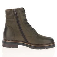 Tamaris - 25145 Flat Laced Ankle Boots, Mud 3