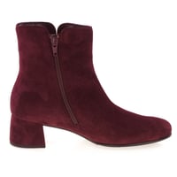 Gabor - Abbey Low Block Heel Ankle Boots Mulberry 3