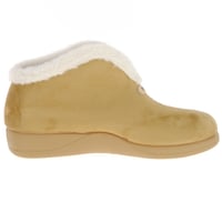 DeValverde - DVV1129 Fur Lined Bootie Slipper, Sand 3