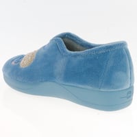 DeValverde - DVV1209 Butterfly Slipper, Dark Blue 2