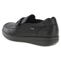 G-Comfort - P-6503S Waterproof Leather Loafers - Black 2