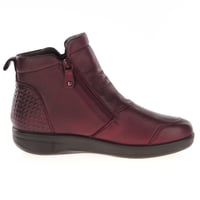 G-Comfort - P-6505R Waterproof Twin Zip Ankle Boots - Burgundy 3