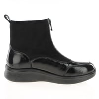 G-Comfort - P-817S Waterproof Ankle Boots - Black Patent 4