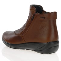 G-Comfort - P-9521C Waterproof Twin Zip Ankle Boots - Cognac 2