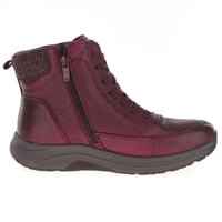 G-Comfort - R-5189-7R Waterproof Side Zip Ankle Boots - Burgundy 3