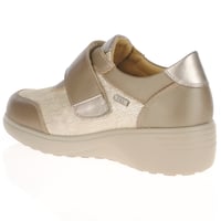 G-Comfort - S-5254TK Extra Wide Velcro Shoes - Taupe Combi 2