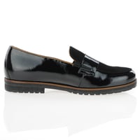 Gabor - Elder Flat Patent Loafers, Black 3