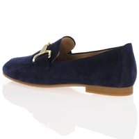 Gabor - Flat Suede Loafers Dark Navy - 211.36 2