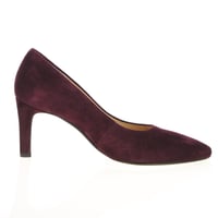 Gabor - Dane Suede Court Shoes - Mulberry 3