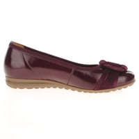 Gabor - Forrest Flat Ballerina Pumps - Mulberry 3