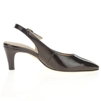 Gabor - Lazona Slingback Heels, Patent Mocca 3