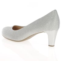 Gabor - Nesta II Low Heeled Pumps, Silver 2