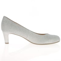 Gabor - Nesta II Low Heeled Pumps, Silver 3