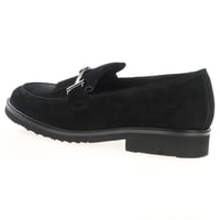 Gabor - Leader Suede Leather Loafers, Black 2