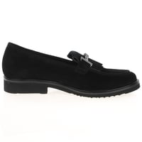 Gabor - Leader Suede Leather Loafers, Black 3