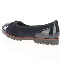 Gabor - Assist Flat Bow Pumps, Dark Navy 2