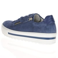 Gabor - 498.36 Platform Side Zip Trainers, Marine 3