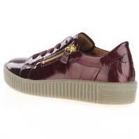 Gabor - Wisdom Twin Zip Trainers - Mulberry 2
