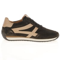 Gabor - Globe Suede Trainers - Brown 3