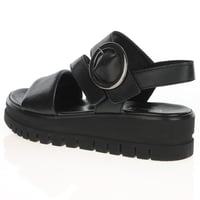 Gabor - Platform Velcro Sandals - Black 3