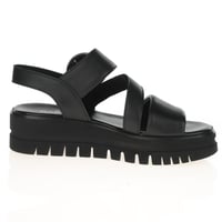 Gabor - Platform Velcro Sandals - Black 2