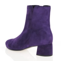 Gabor - 680.13 Low Block Heel Ankle Boots, Purple 2