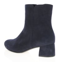Gabor - Abbey Low Block Heel Ankle Boots Midnight 2