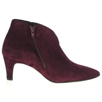 Gabor - Terri Dressy Suede Ankle Boots, Mulberry 3