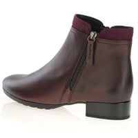 Gabor - Briano Side Zip Ankle Boot, Bordo 2