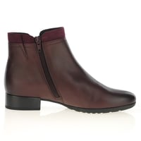 Gabor - Briano Side Zip Ankle Boot, Bordo 3