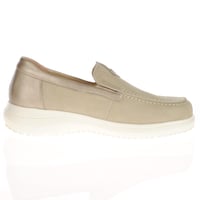 G-Comfort - 2629BC Suede Slip On Loafers - Beige Combi 2