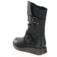 Heavenly Feet - Hannah Vegan Mid Calf Boots, Black 2