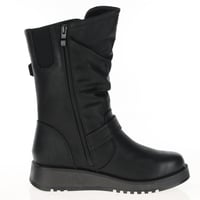 Heavenly Feet - Hannah Vegan Mid Calf Boots, Black 3