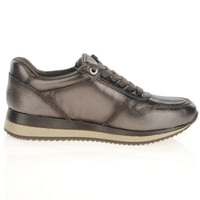 Jana - 23700 Metallic Size Zip Trainers, Pewter 3