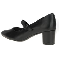 Jana - 24460 Buckle Mary Jane Shoes - Black 2