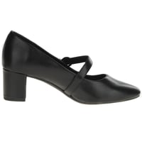Jana - 24460 Buckle Mary Jane Shoes - Black 3