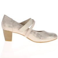 Jana - 24464 Mary Jane Shoe Beige Shimmer 2