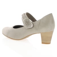 Jana - 24464 Embellished Mary Jane Shoes - Stone 2
