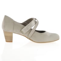 Jana - 24464 Embellished Mary Jane Shoes - Stone 3